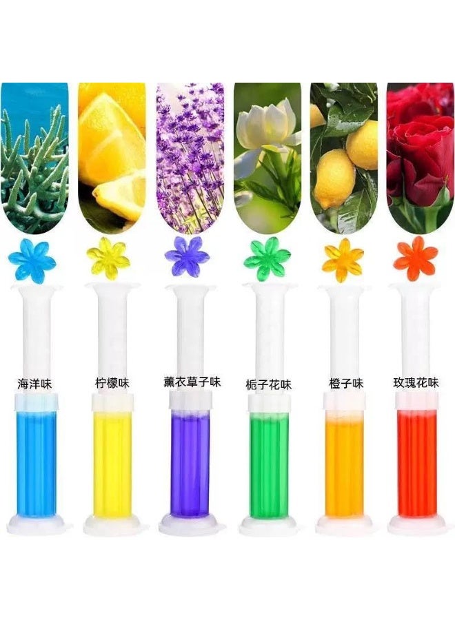 حقنة معطر جيل للتواليت بروائح متعددة – تعطير مستمر وتطهير فعال للاستخدام اليومي (2 حقنه معطر ) - Image 2